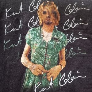 Vintage XL Kurt Cobain tshirt